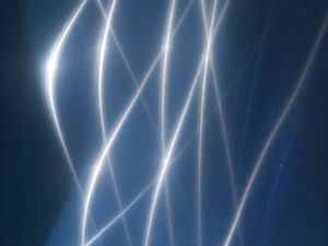 Lichtspiel blau