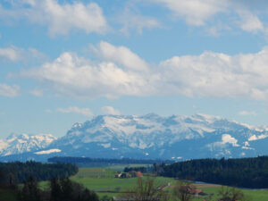Pilatus mit Schnee bedeckt
