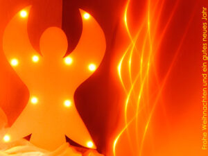 Engel im Licht orange