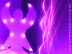 Engel im Licht violett